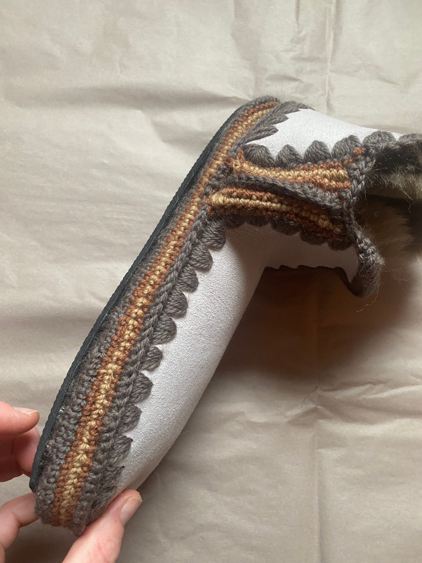 Pre-Order: Two tone Brown & Tan Slippers