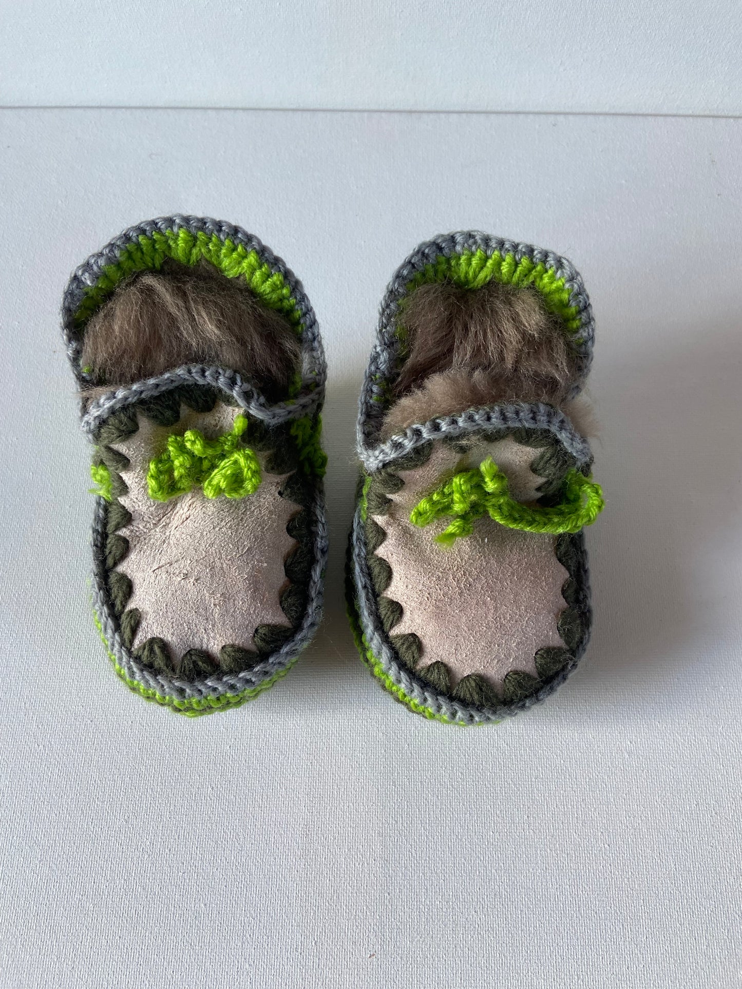 Pre-Made 0-3 Month Slippers