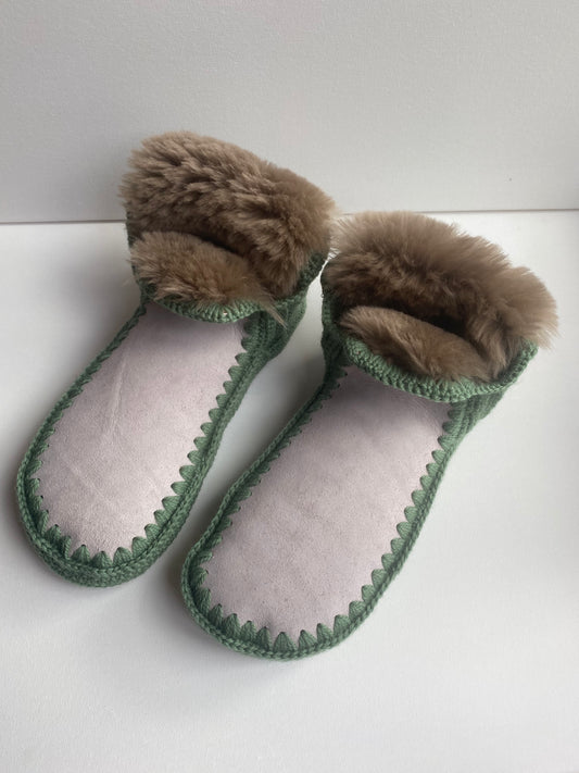 Pre-Order: Sage Green Slippers