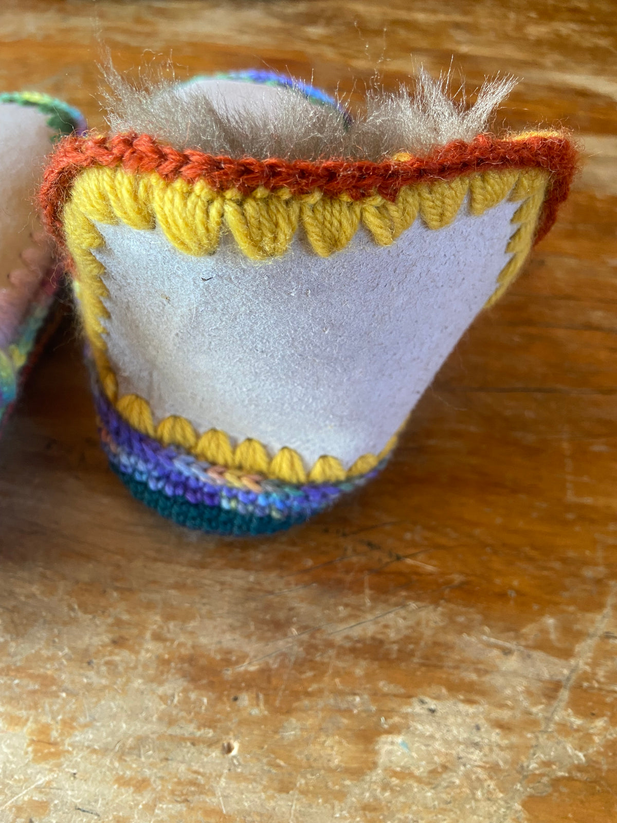 Small Sheepskin Slippers — Ready-Made