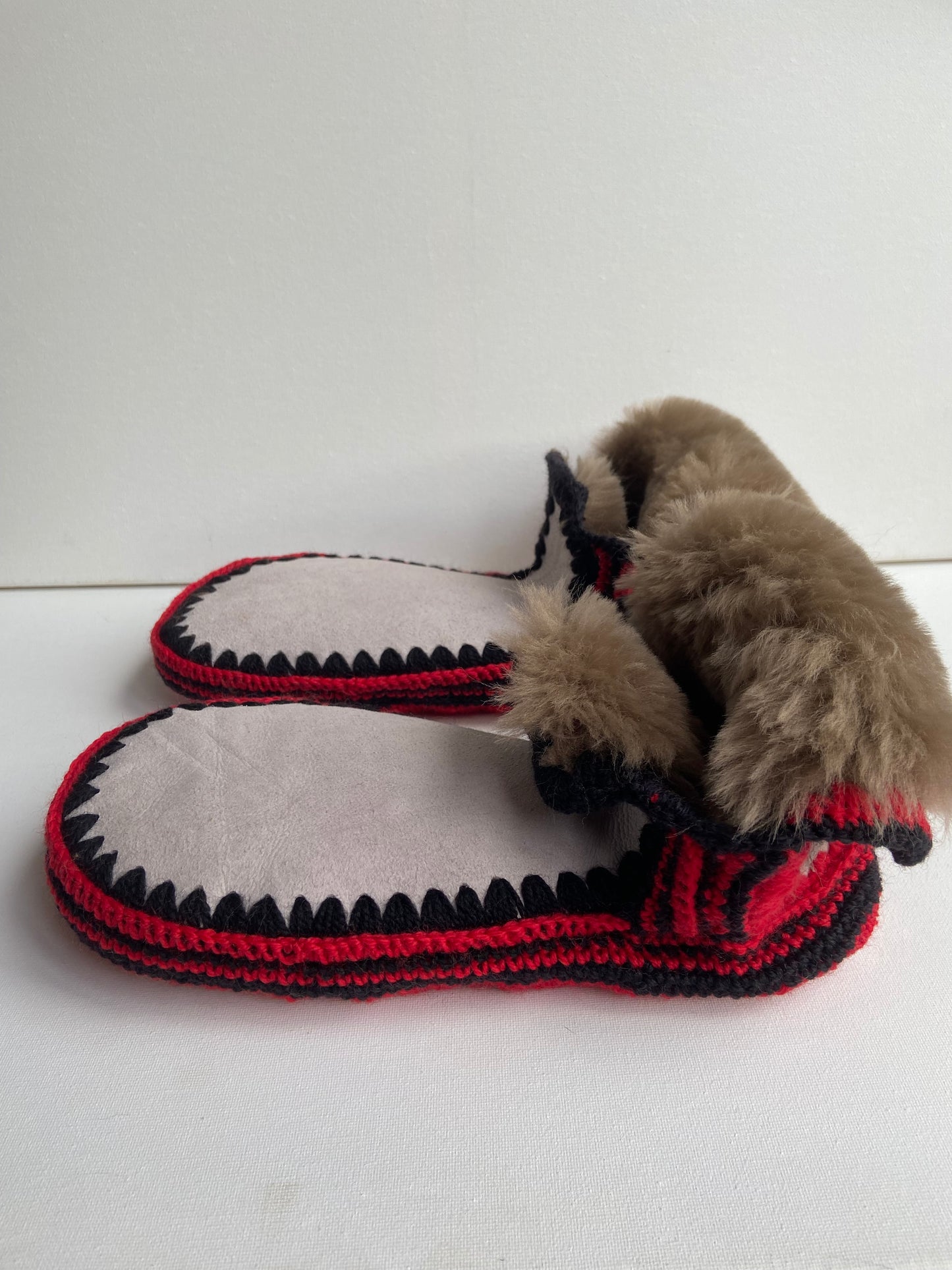 Pre-Order: Red & Black Slippers