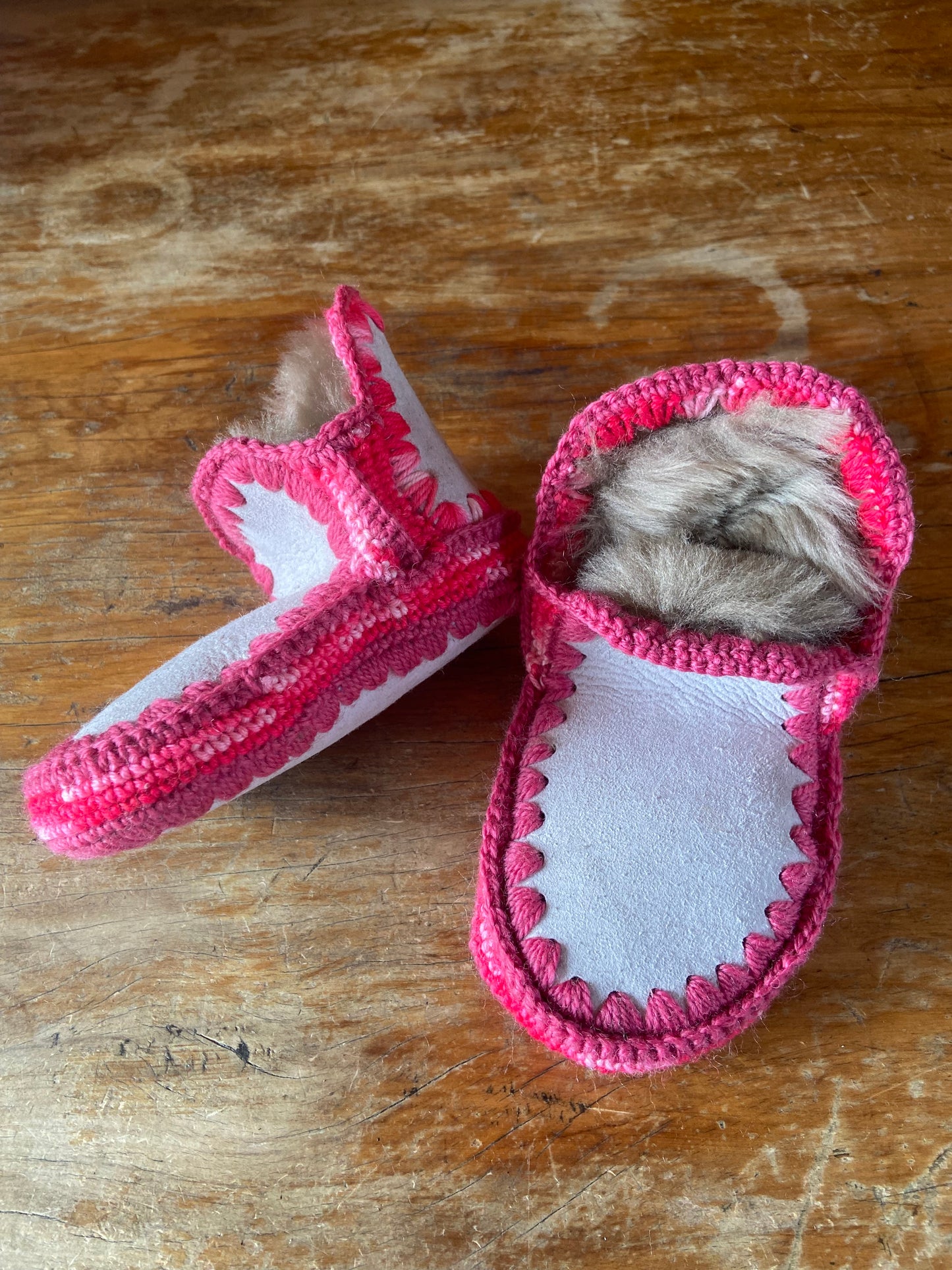 Pre-Made Size 3 Slippers