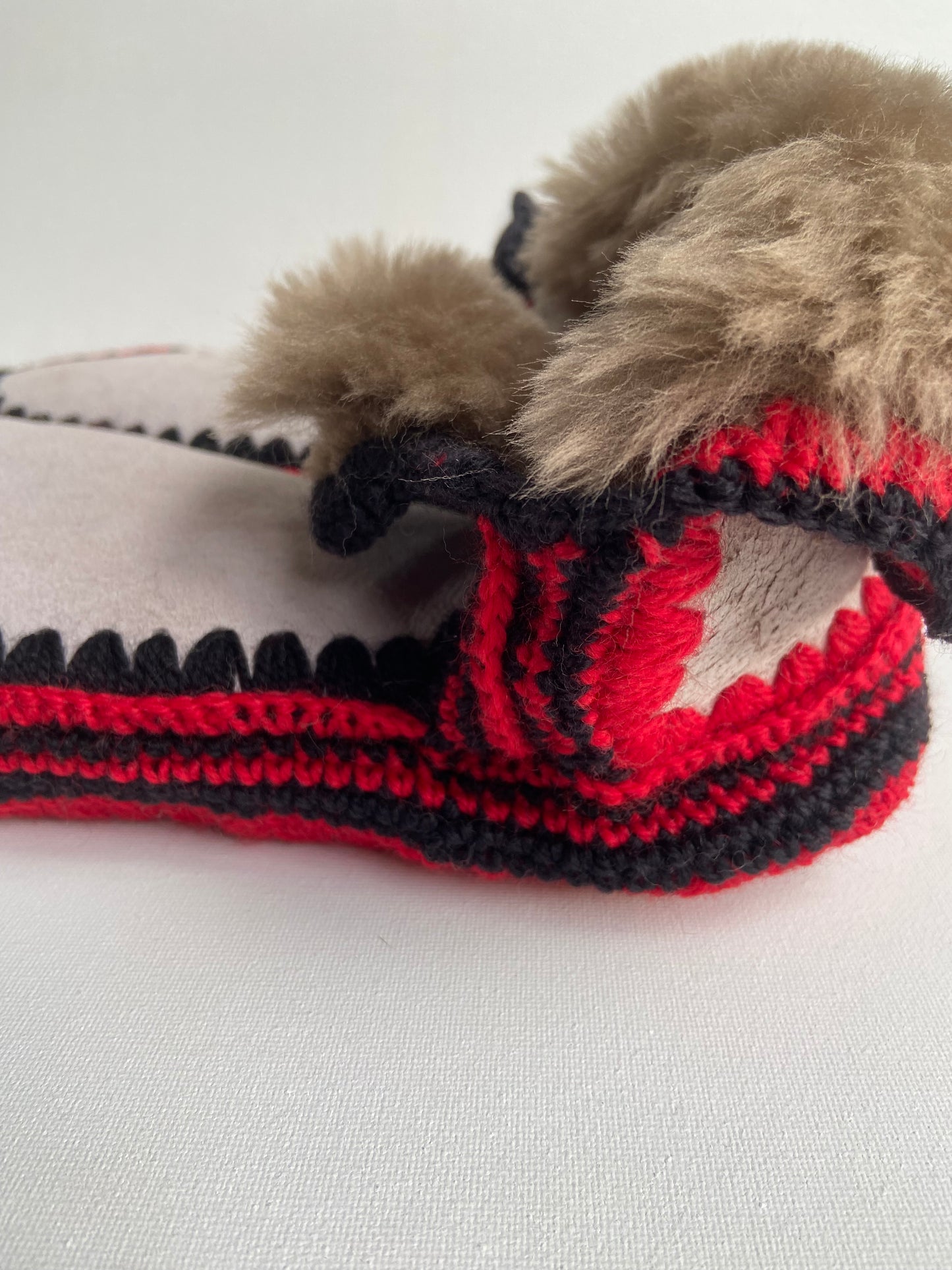 Pre-Order: Red & Black Slippers