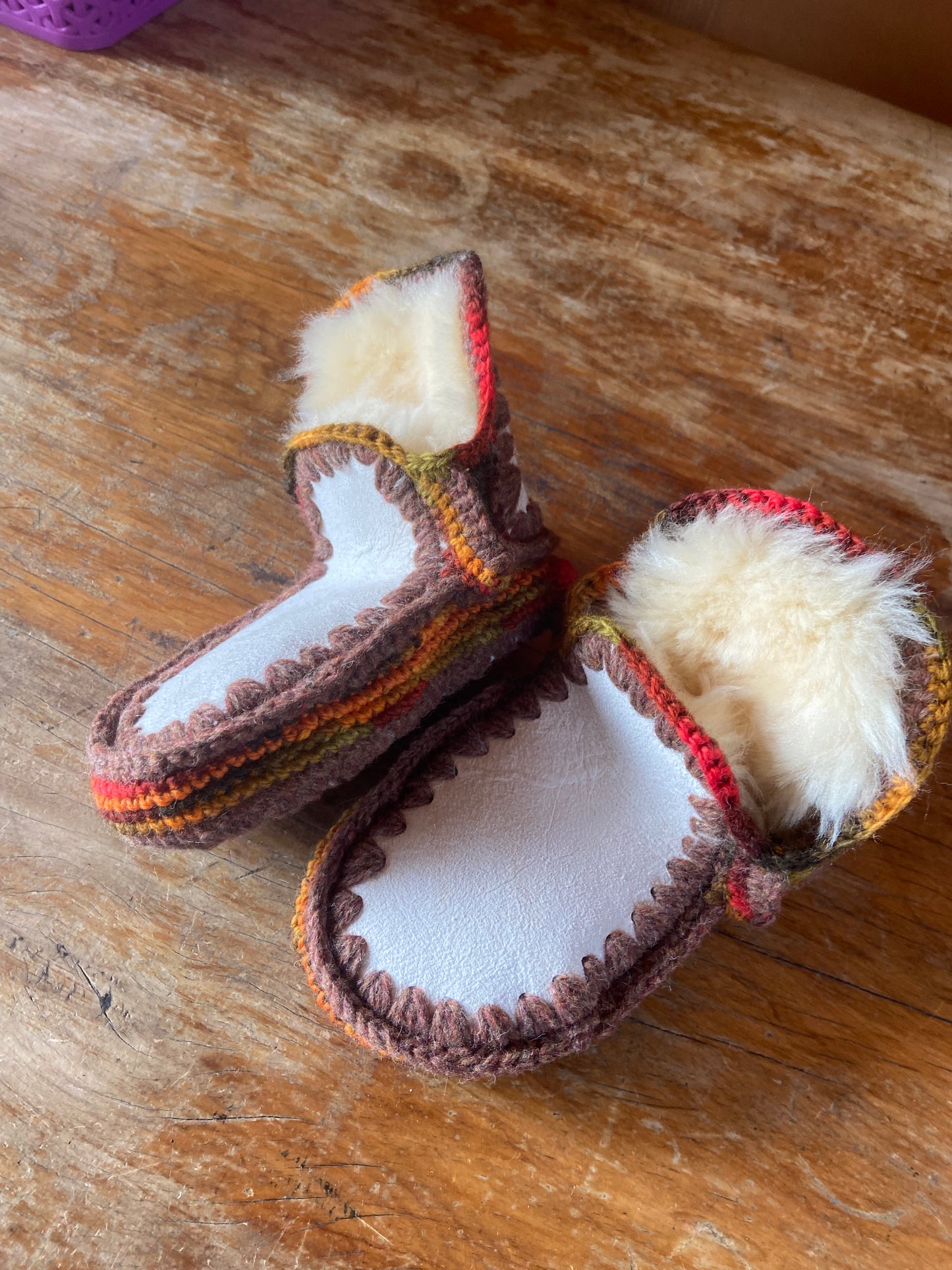 Pre-Made Size 4 Slippers