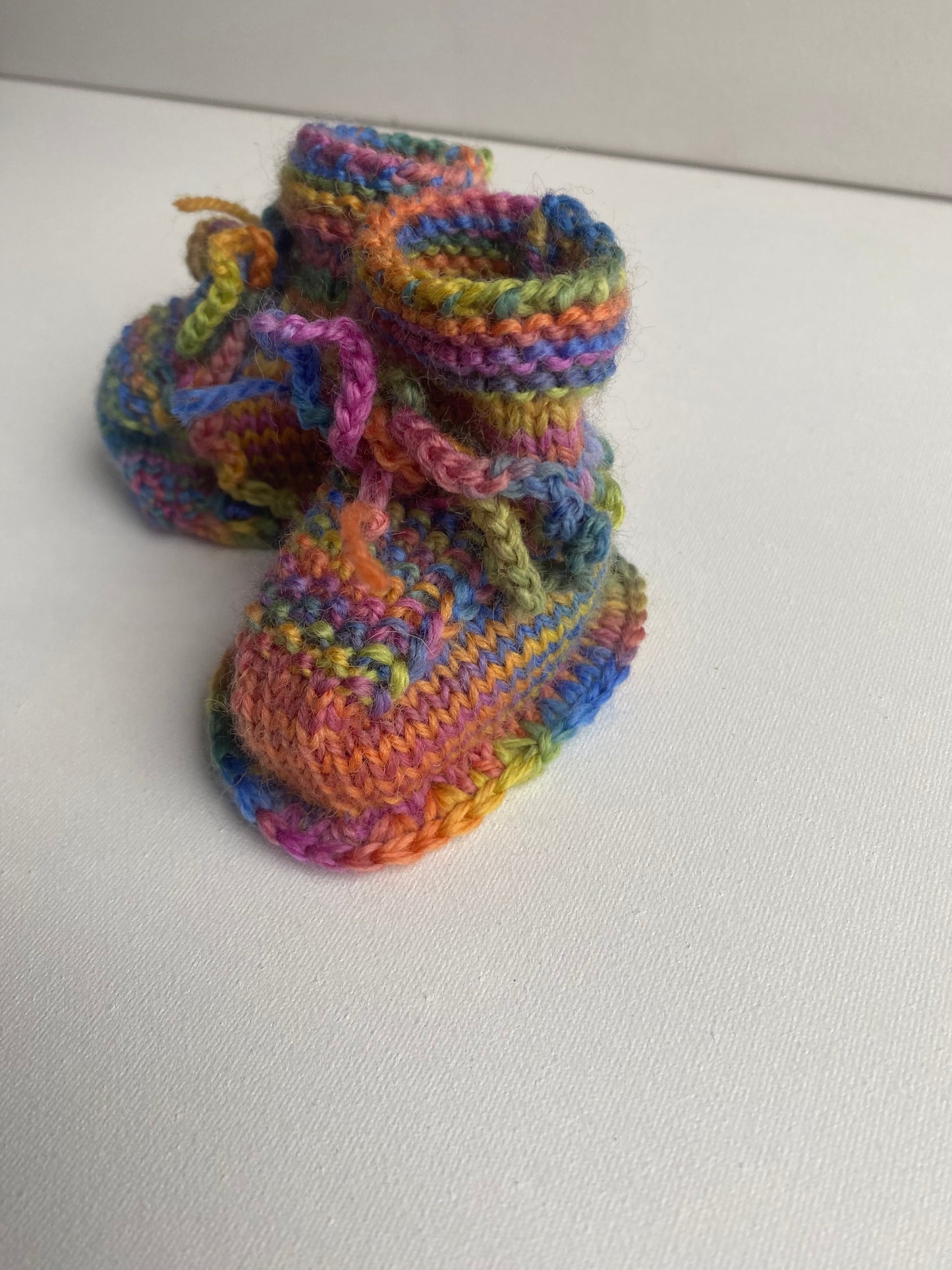 Pre-Made 0-3 Knitted Booties