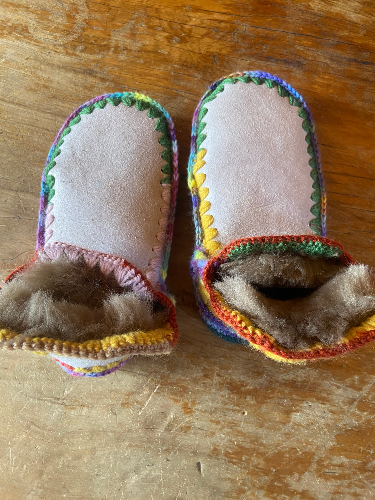 Small Sheepskin Slippers — Ready-Made