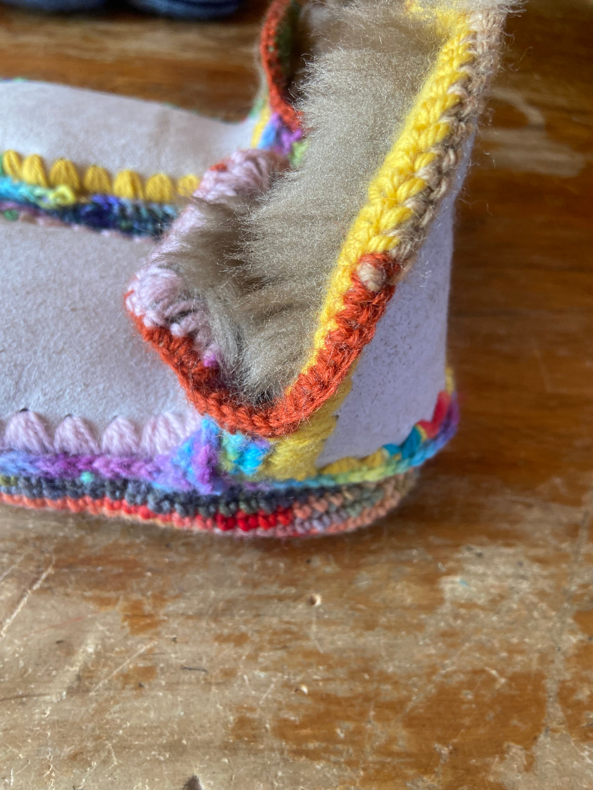 Small Sheepskin Slippers — Ready-Made