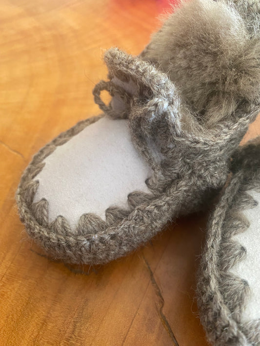 Pre-Made 0-3 Month Slippers