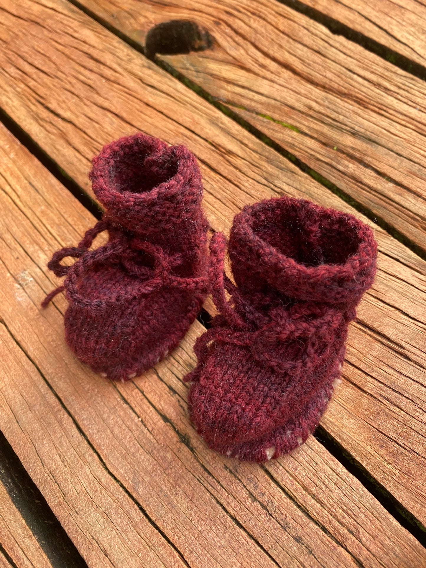 Pre-Made 0-3 Knitted Booties