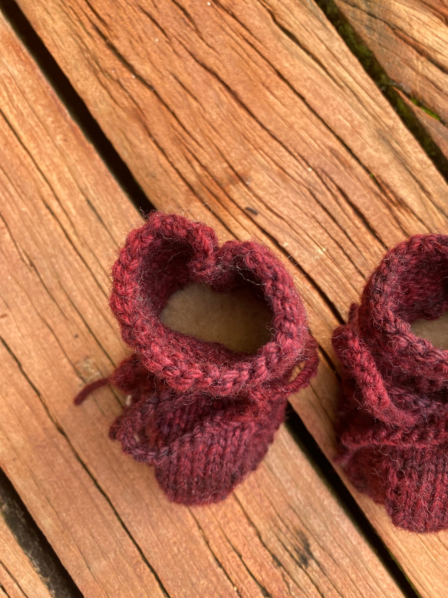 Pre-Made 0-3 Knitted Booties