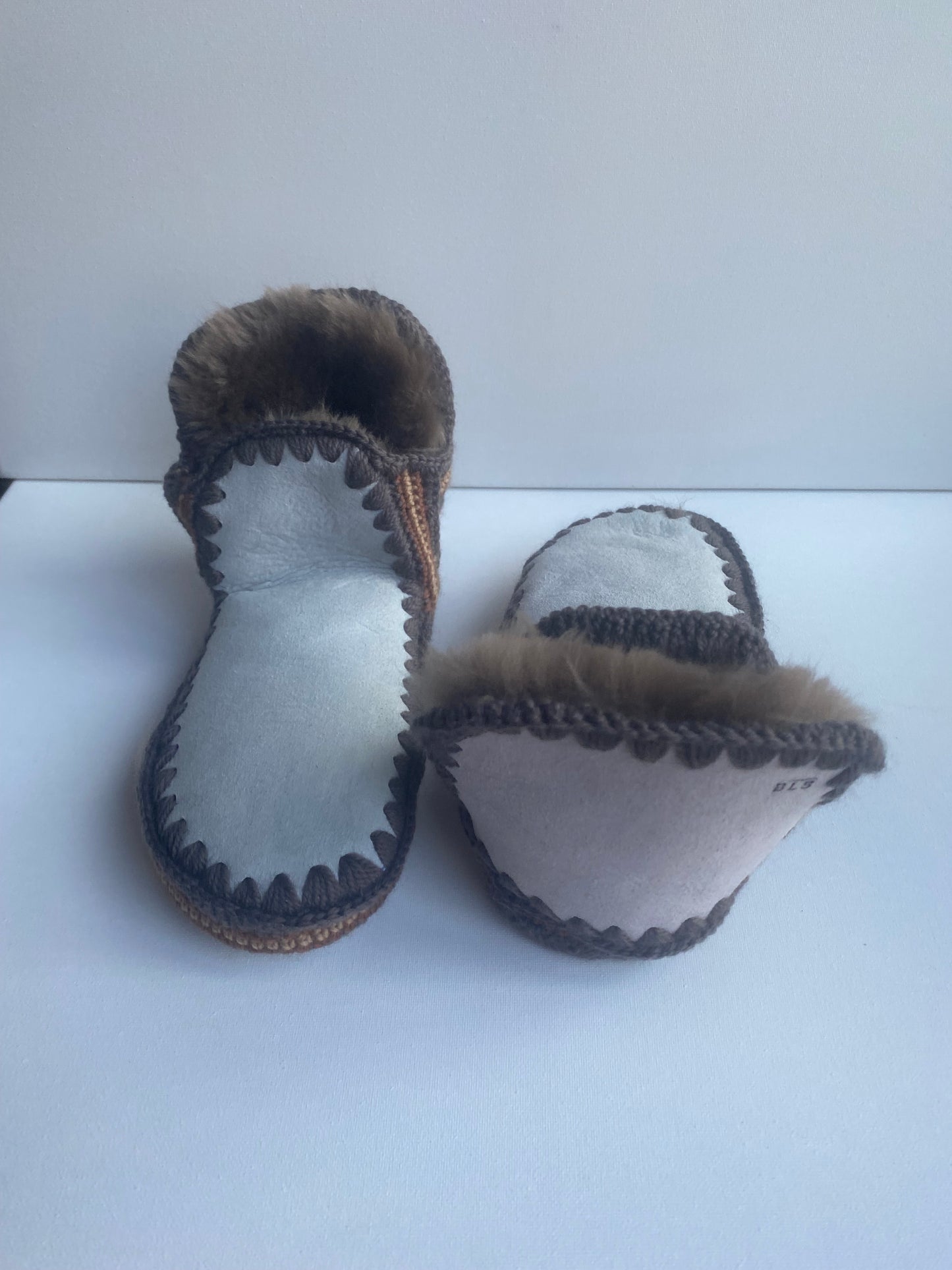 Pre-Order: Two tone Brown & Tan Slippers