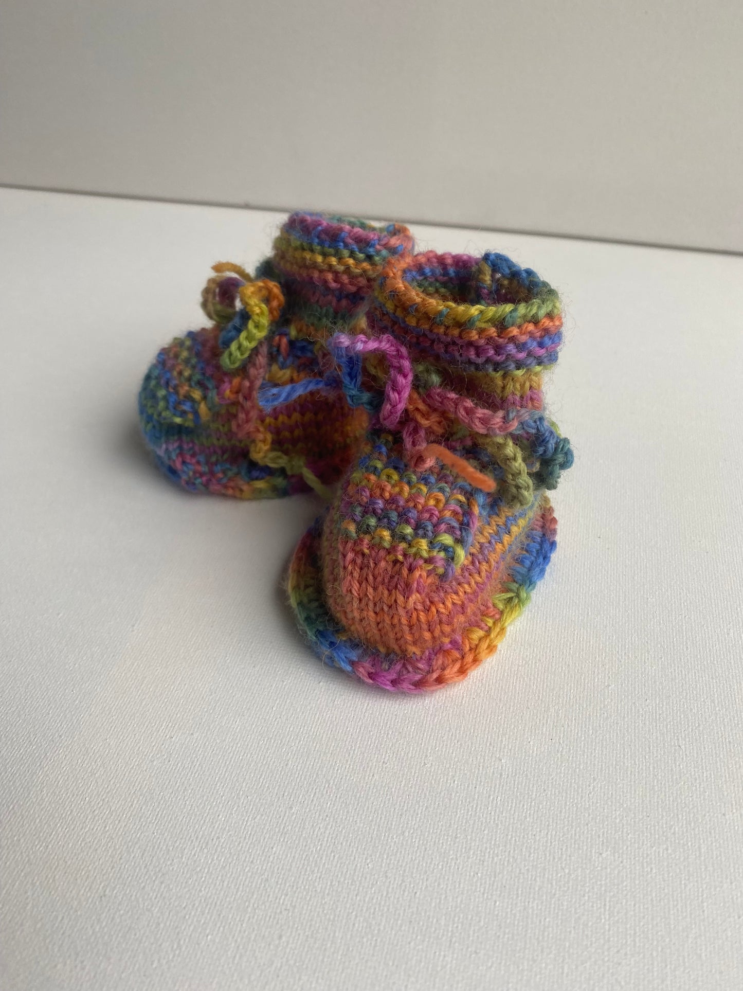 Pre-Made 0-3 Knitted Booties