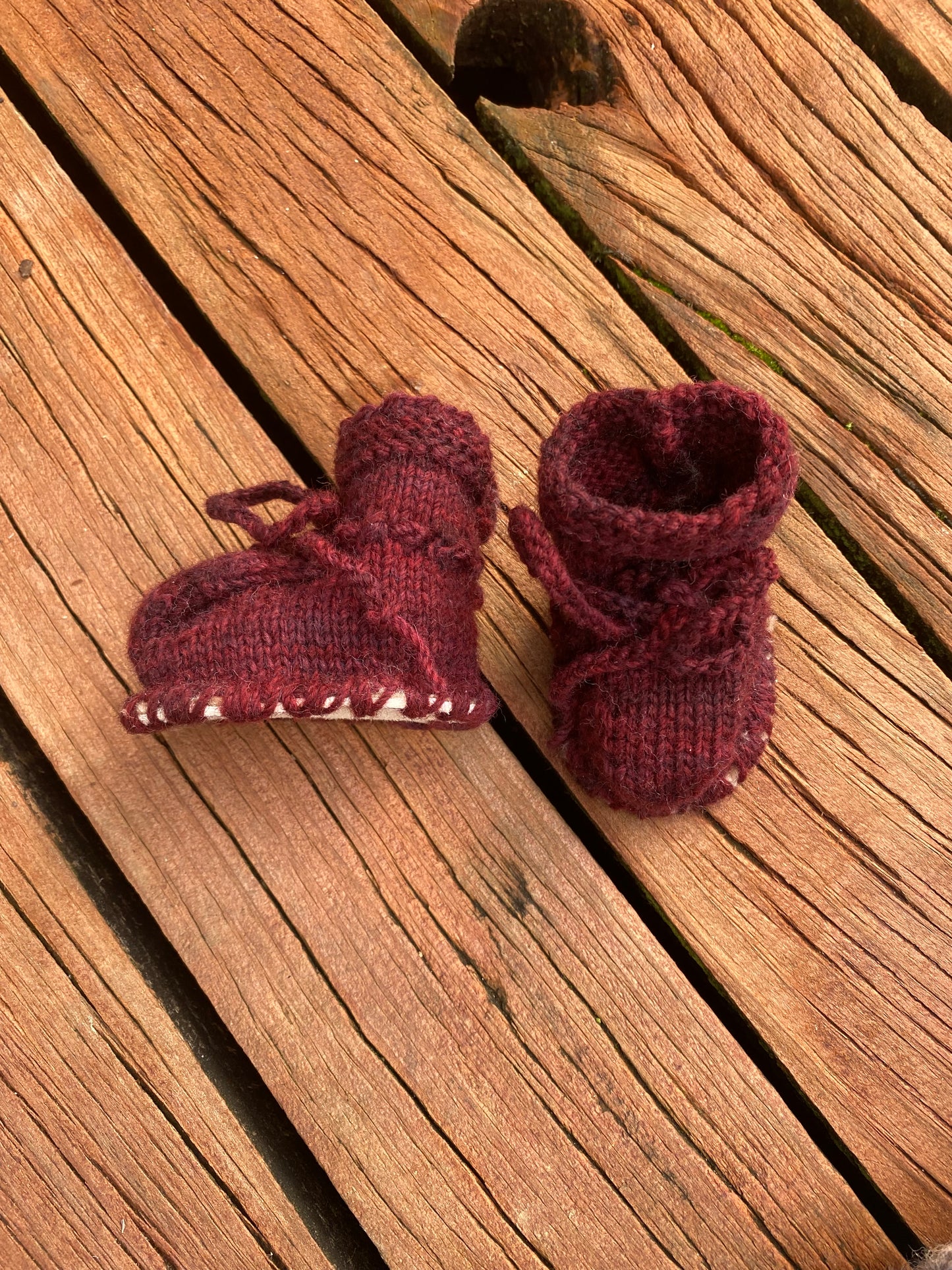 Pre-Made 0-3 Knitted Booties