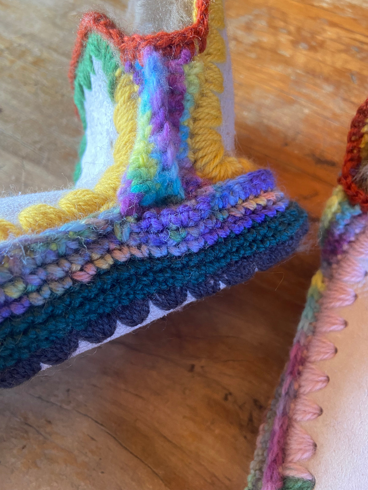 Small Sheepskin Slippers — Ready-Made