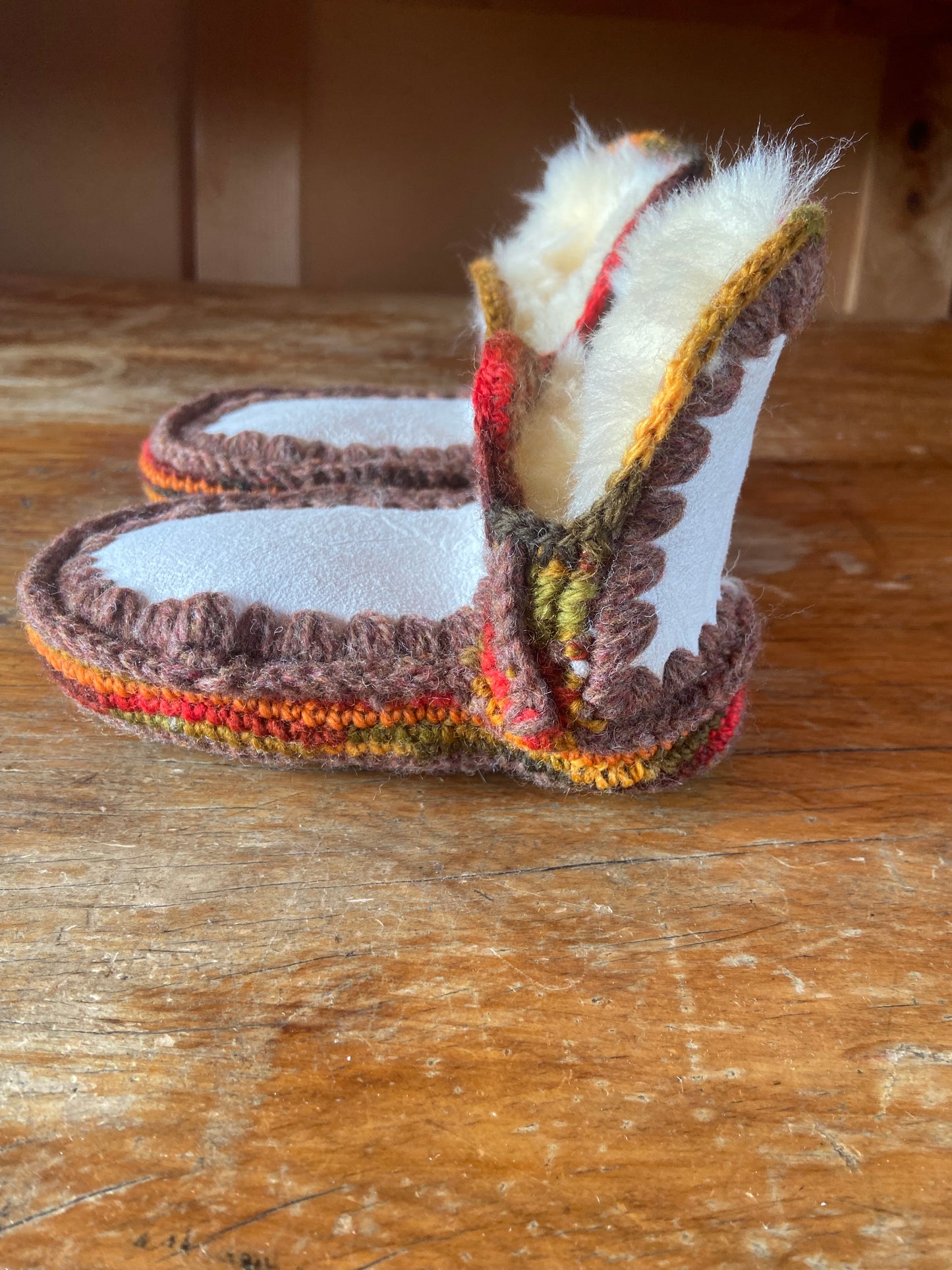 Pre-Made Size 4 Slippers