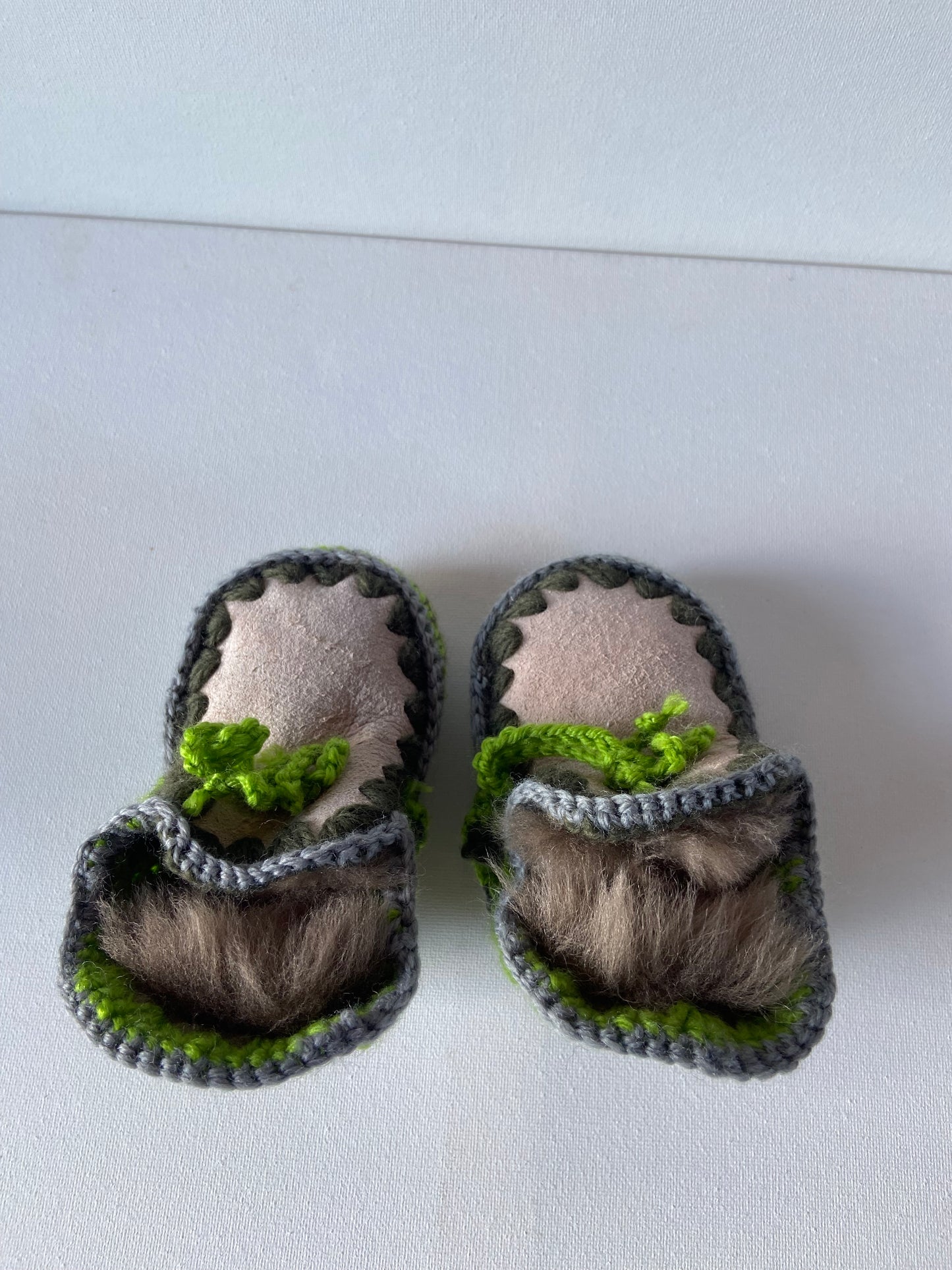 Pre-Made 0-3 Month Slippers
