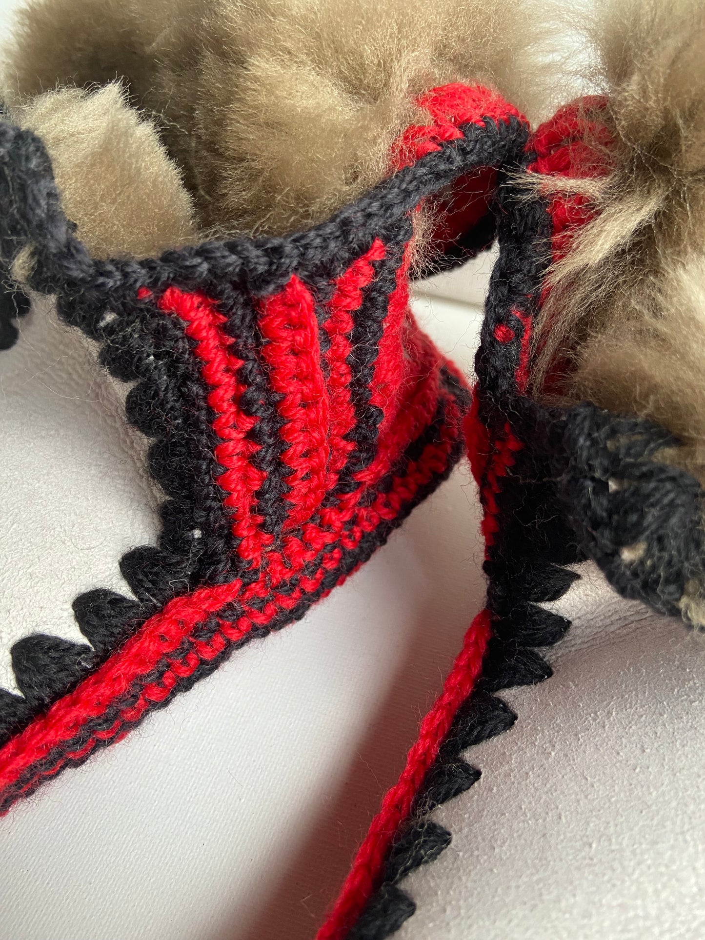Pre-Order: Red & Black Slippers