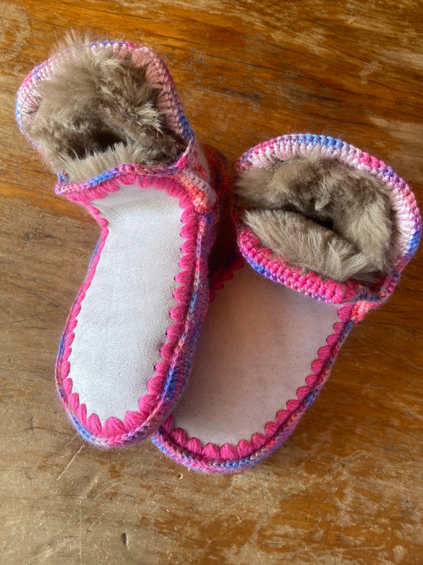 Small Sheepskin Slippers — Ready-Made