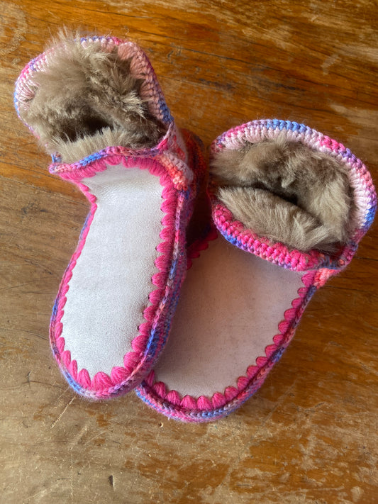 Small Sheepskin Slippers — Ready-Made